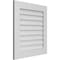 Ekena Millwork Vertical Surface Mount PVC Gable Vent: Non-Functional, w/ 3-1/2"W x 1"P Standard Frame, 26"W x 28"H GVPVE26X2801SN - alternate 2